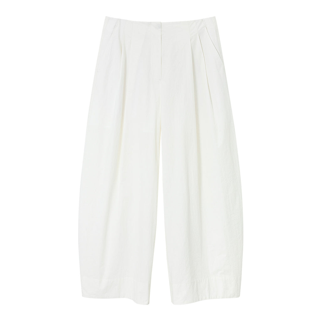 Pleated Wide-leg Baggy Pants