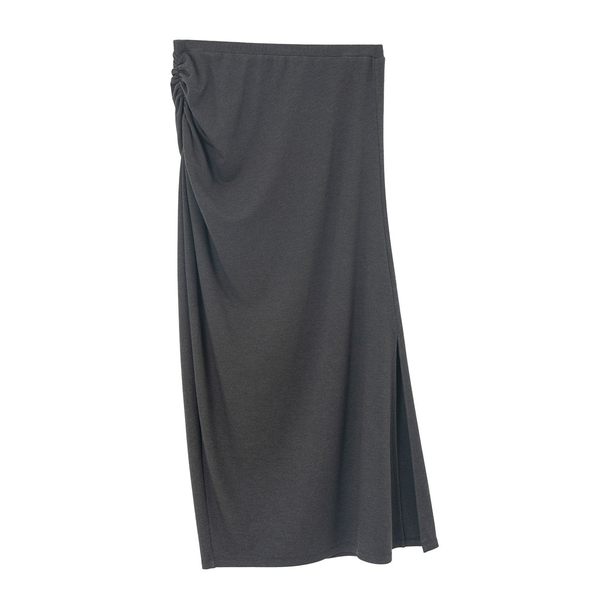 Women's Ruched Maxi Column Skirt