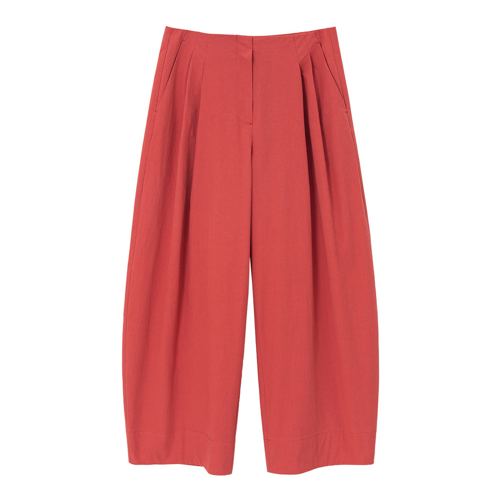 Pleated Wide-leg Baggy Pants