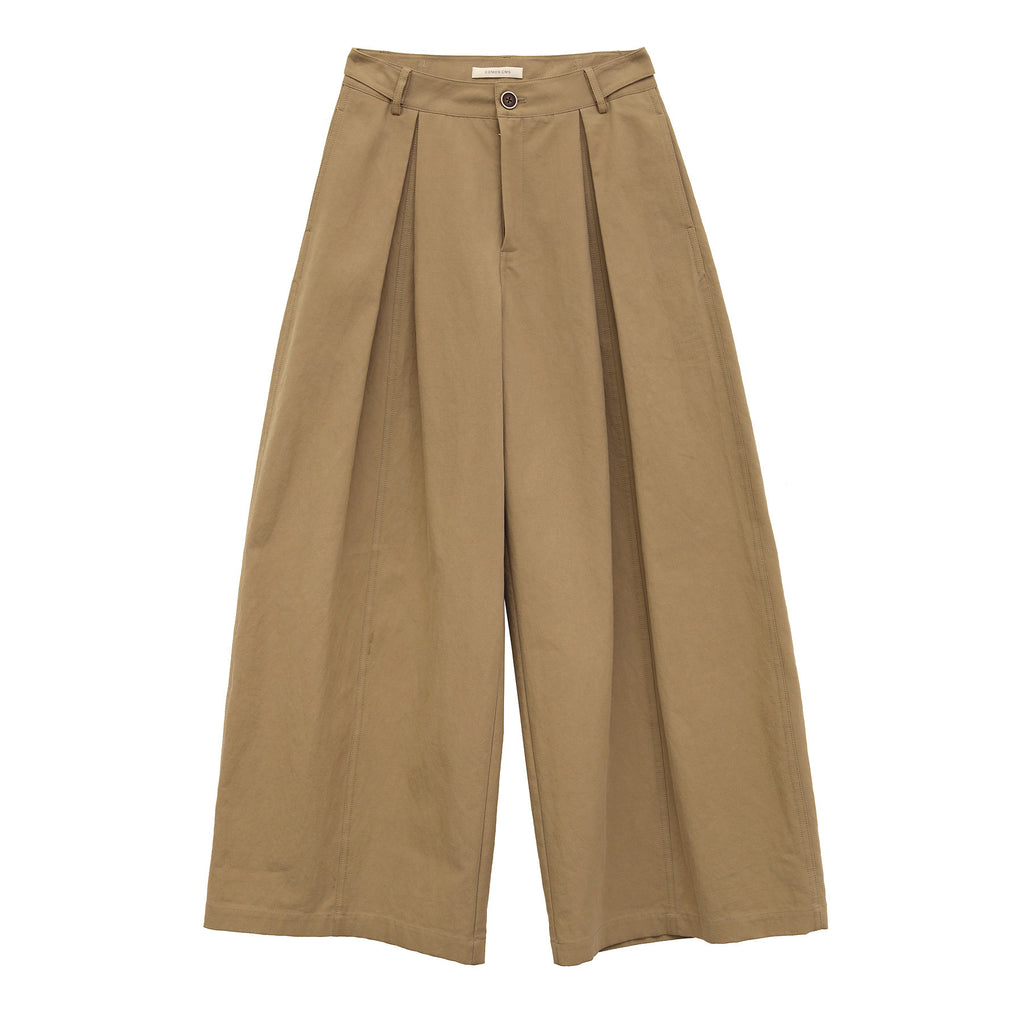 Pleated Casual Wide-leg Pants