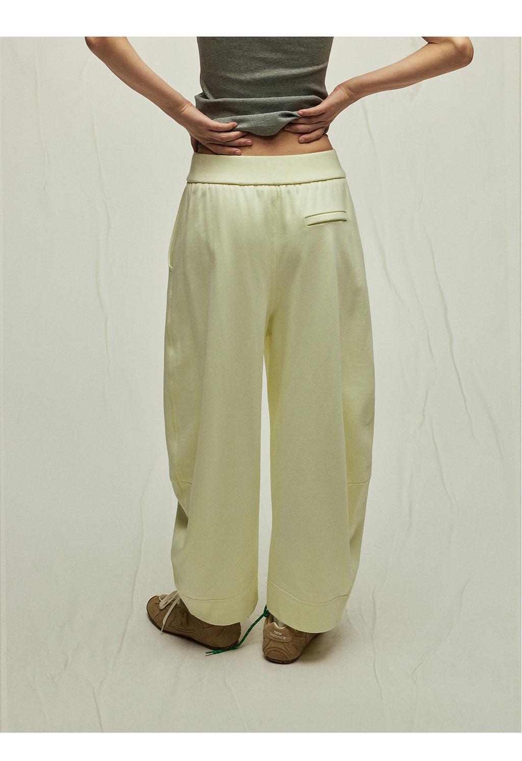 Comfortable Baggy Low-Rise Cotton Sweatpants