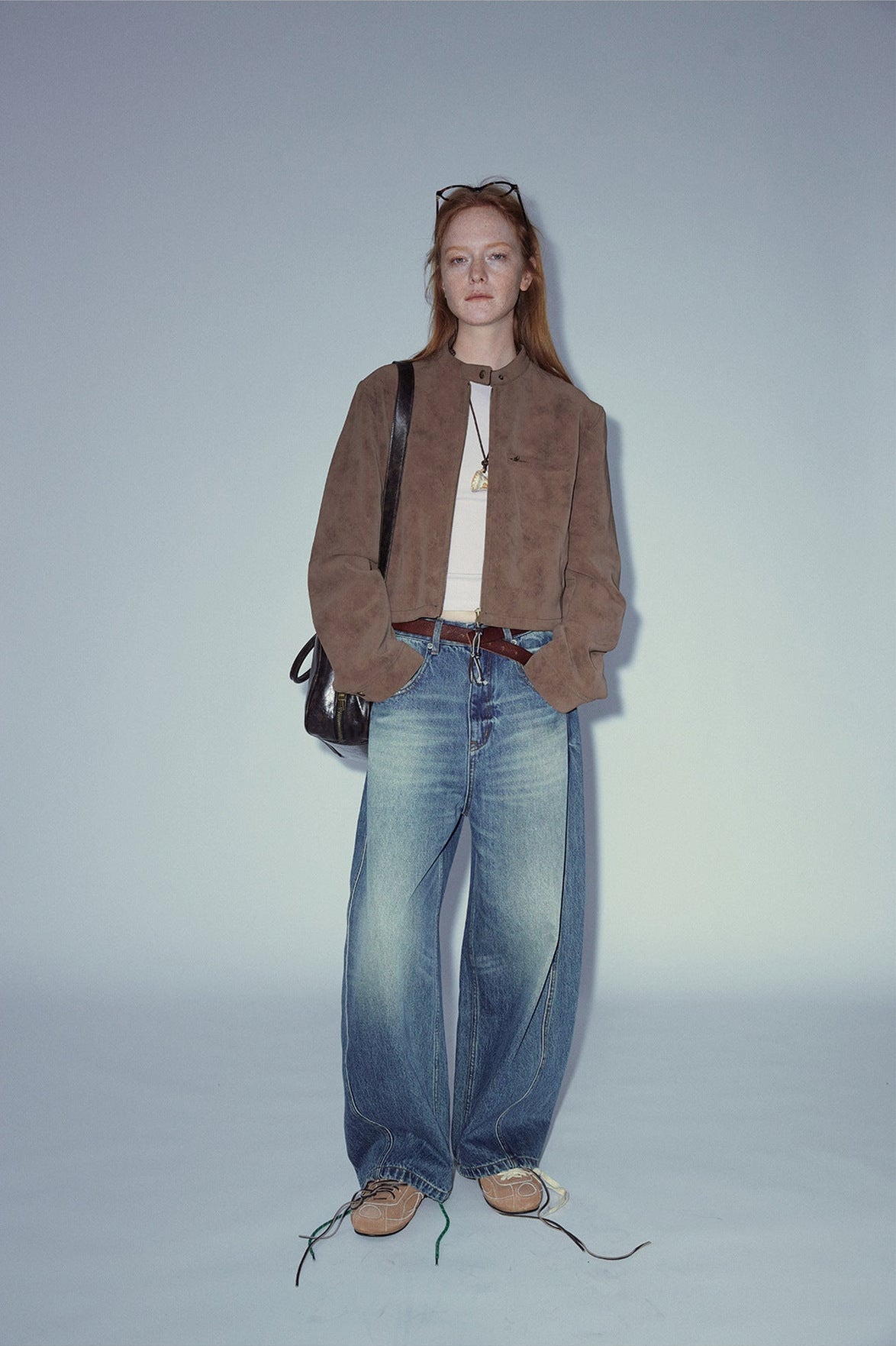 Vintage Style Suede Slim Jacket