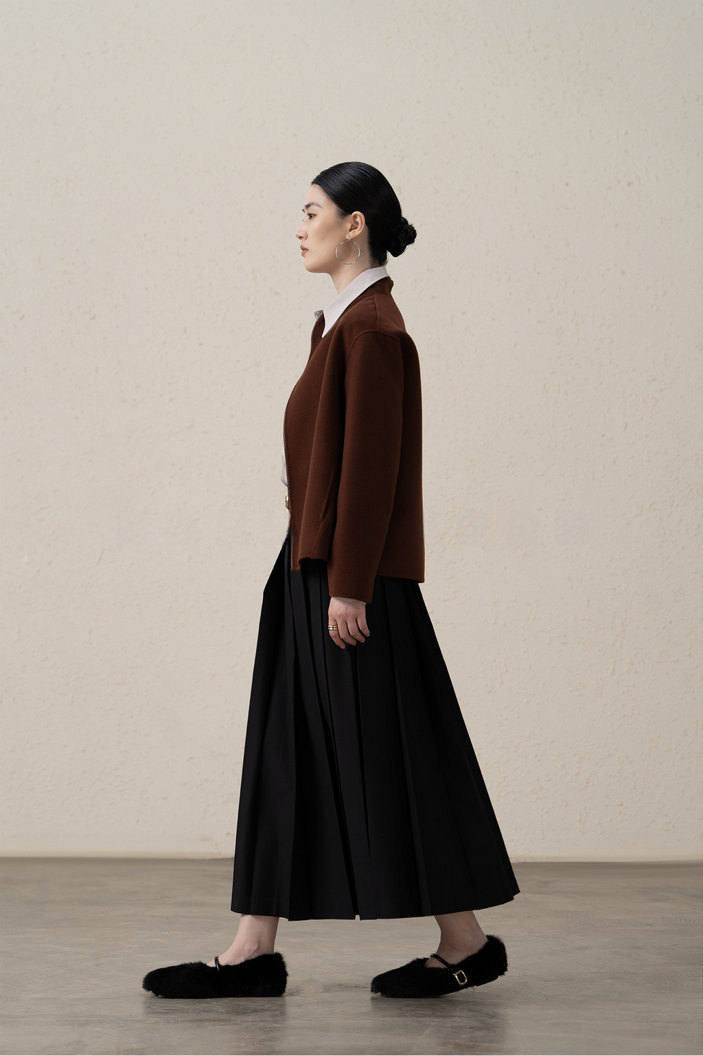 Lightweight Double-sided Merino Wool & Cashmere Jacket